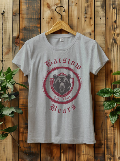 Vintage Barstow Bears Unisex Jersey Tee - Rustic Bear Graphic T-Shirt