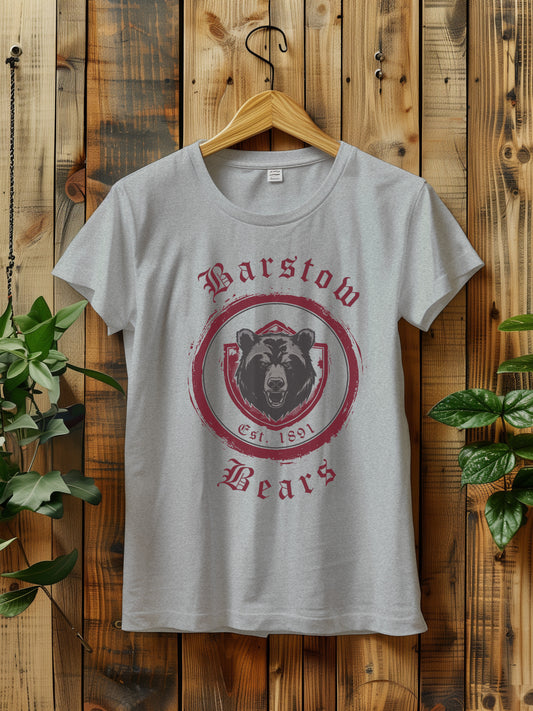 Vintage Barstow Bears Unisex Jersey Tee - Rustic Bear Graphic T-Shirt