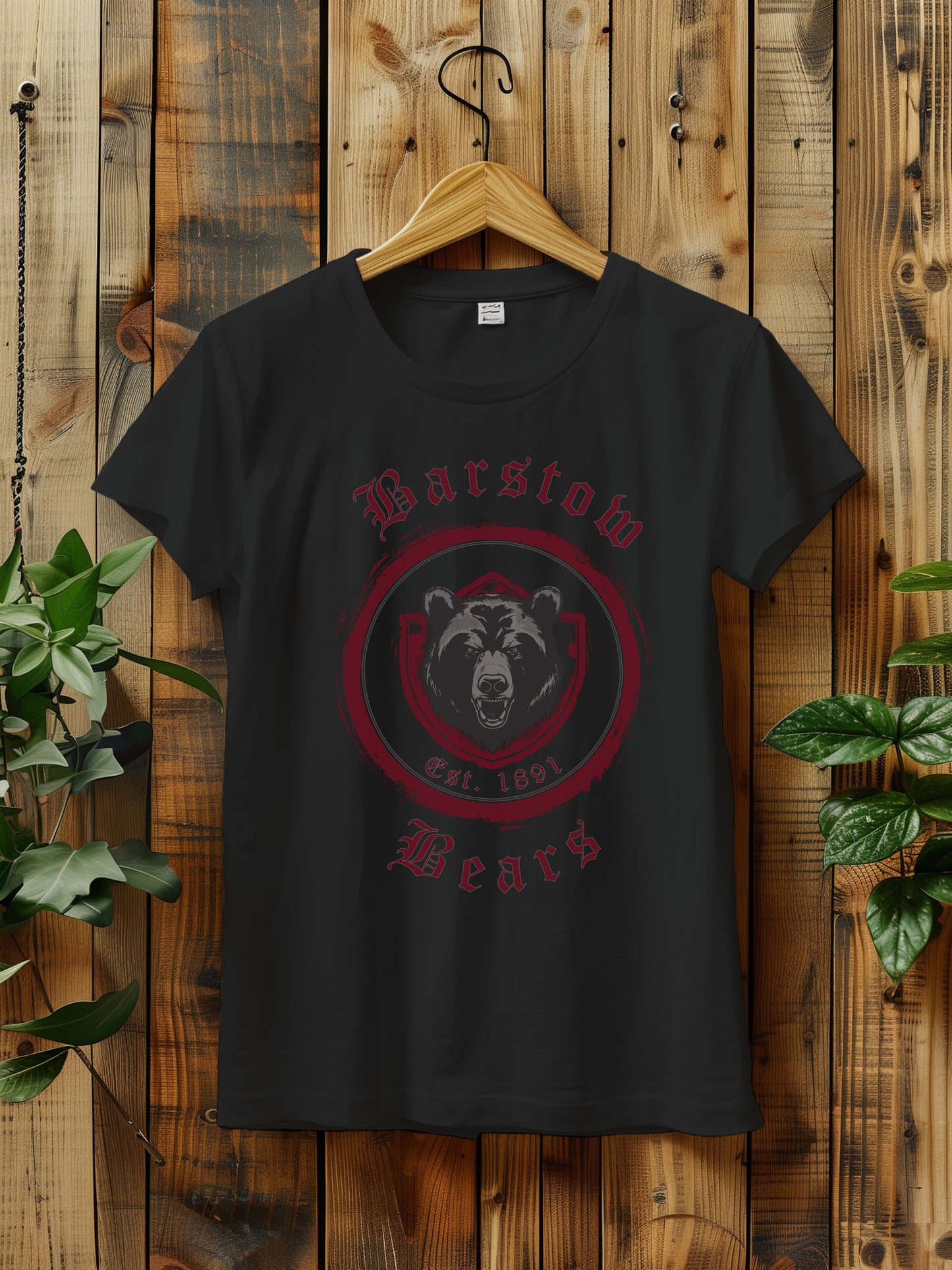 Vintage Barstow Bears Unisex Jersey Tee - Rustic Bear Graphic T-Shirt