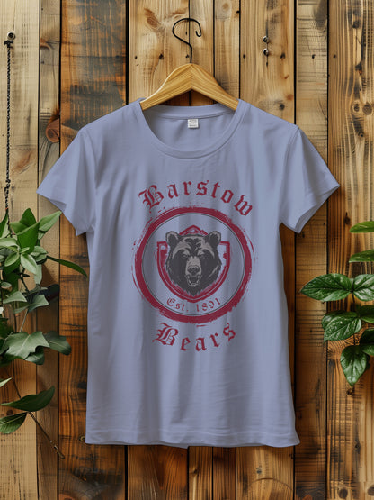 Vintage Barstow Bears Unisex Jersey Tee - Rustic Bear Graphic T-Shirt