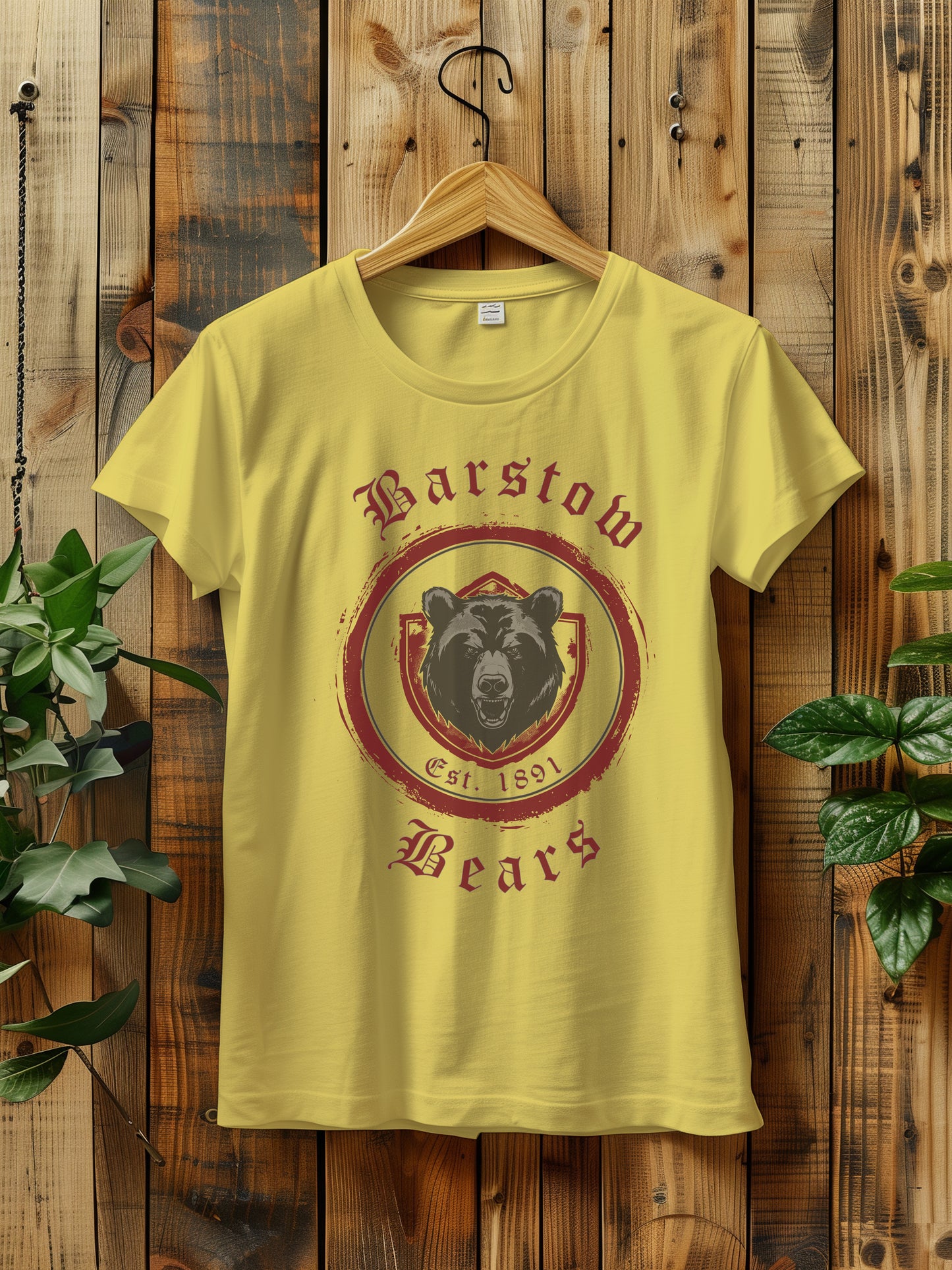 Vintage Barstow Bears Unisex Jersey Tee - Rustic Bear Graphic T-Shirt