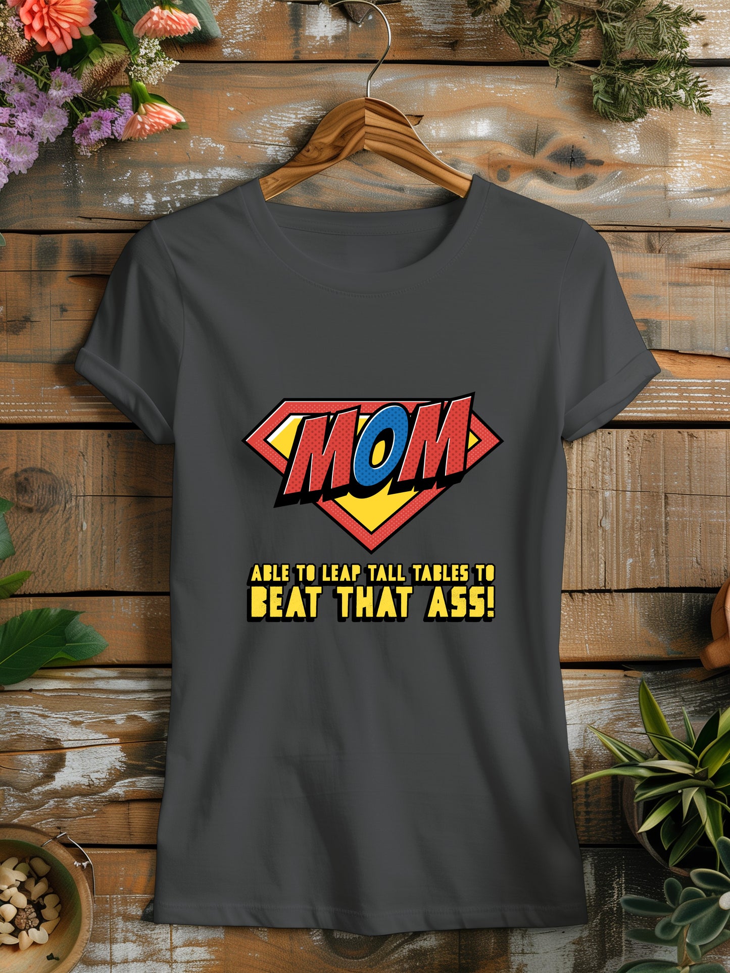 Supermom T-Shirt - Retro Comic Book Style Mom Tee - Funny Motherhood Shirt - Perfect Gift for Her - Mother's Day Special