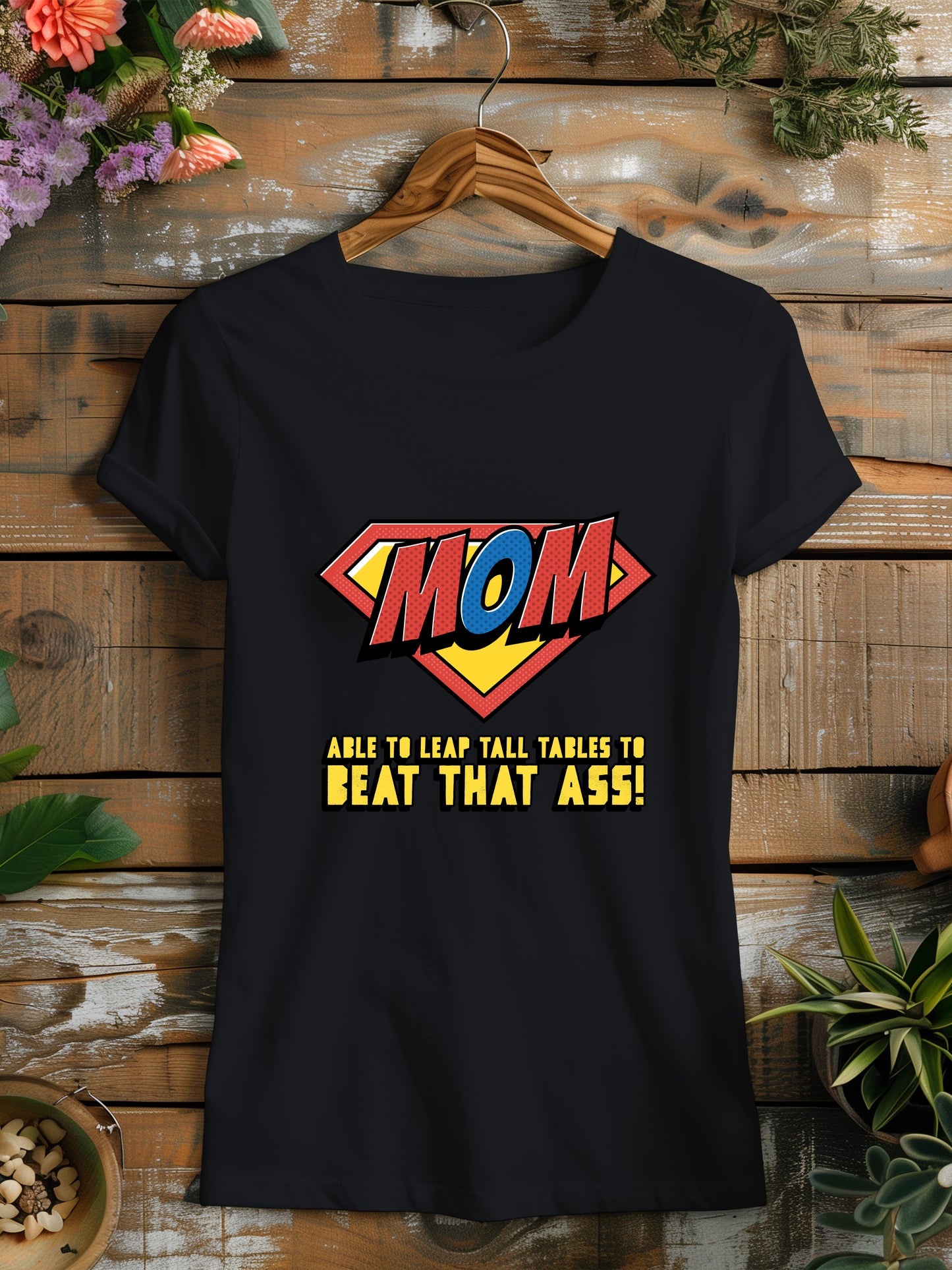 Supermom T-Shirt - Retro Comic Book Style Mom Tee - Funny Motherhood Shirt - Perfect Gift for Her - Mother's Day Special