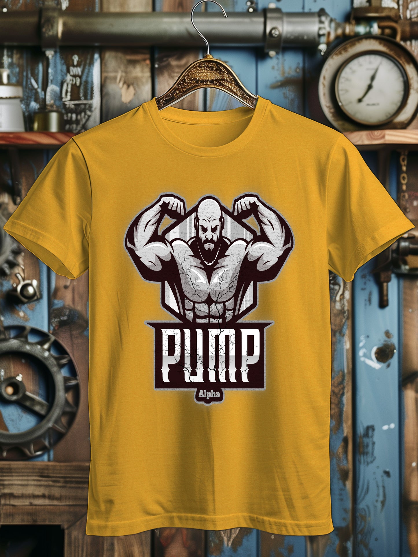 Men's Weightlifting Pump T-Shirt - Beast Mode - Gym Workout Tee, Bodybuilding Shirt, Fitness Apparel, Powerlifting