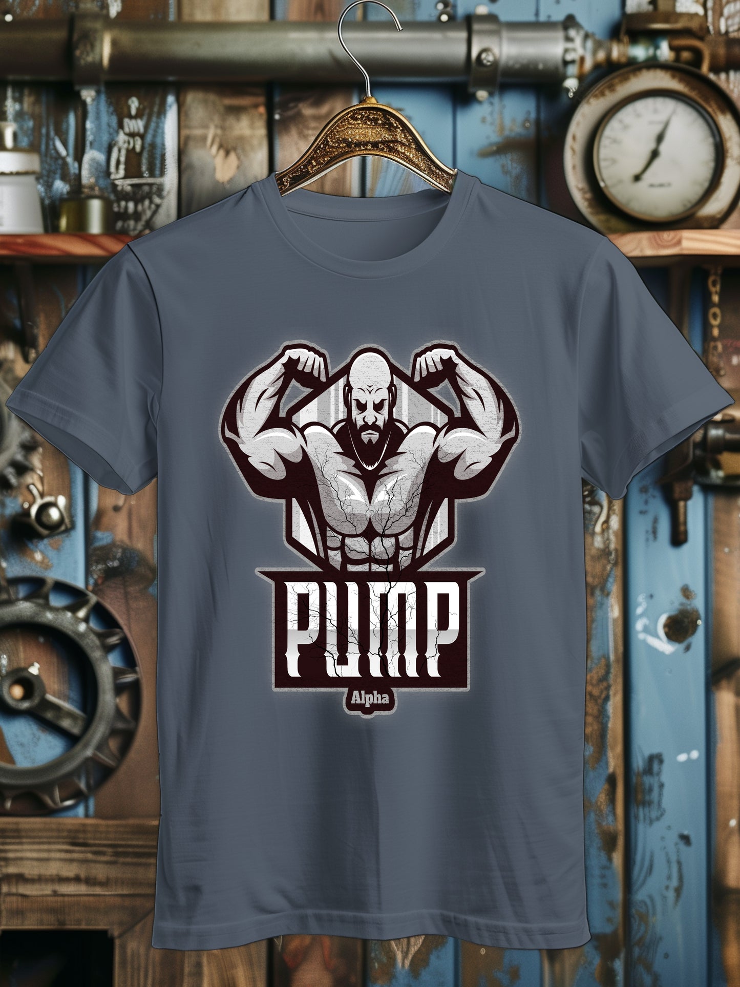 Men's Weightlifting Pump T-Shirt - Beast Mode - Gym Workout Tee, Bodybuilding Shirt, Fitness Apparel, Powerlifting